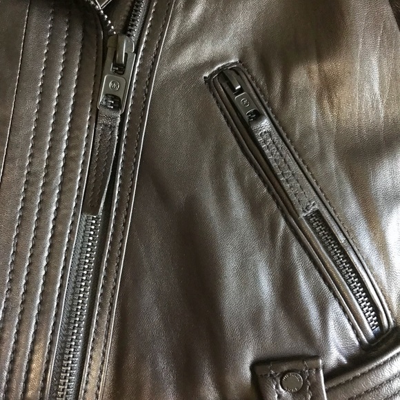 Michael Kors Leather Jacket - Picture 6 of 7